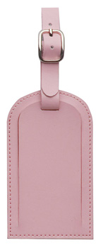 Coloured Luggage Tags - Pink 9161P in  Description: Make